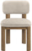Paloma - Vegan Leather Upholstered Dining Chair (Set of 2) - Brown Frame - Simple Home Plus