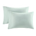 300 Thread Count Organic Cotton - Queen Deep Pocket Sheet Set - Aqua - Simple Home Plus