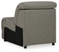 Correze - Armless Chair - Gray - Simple Home Plus