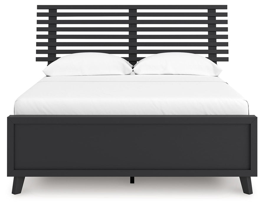Danziar - Slat Panel Bed - Simple Home Plus