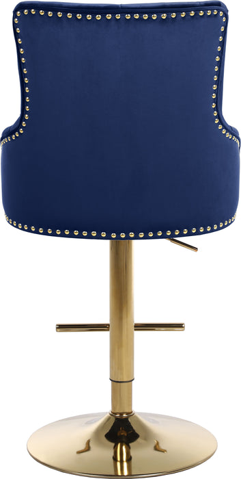 Claude - Adjustable Stool Gold Swivel with Gold Base - Simple Home Plus