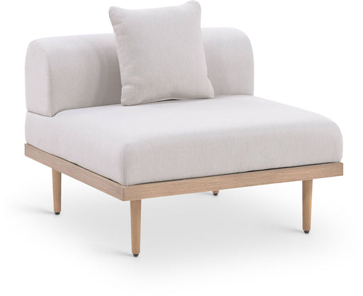 Laguna - Resilient Water Resistant Fabric Upholstered Outdoor Patio Modular Armless Chair - Simple Home Plus