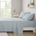 Twin Long All Season Wrinkle Free Sheet Set - Gray - Simple Home Plus