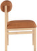 Roundhill - Faux Leather Dining Chair (Set of 2) - Natural Frame - Simple Home Plus