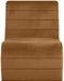 Ivy - Velvet Accent Chair - Saddle - Simple Home Plus