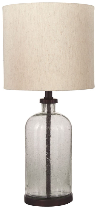Bandile - Clear / Bronze Finish - Glass Table Lamp - Simple Home Plus