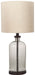 Bandile - Clear / Bronze Finish - Glass Table Lamp - Simple Home Plus