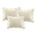 Tuscany - Twin 6 Piece Reversible Scalloped Edge Daybed Cover Set - Cream - Simple Home Plus