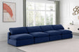 Comfy - Velvet Modular Armless Sofa 4 Seats - Simple Home Plus