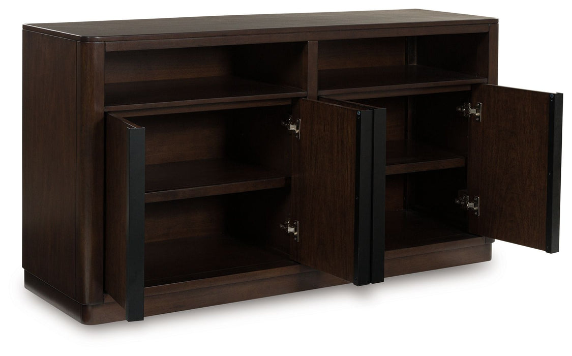 Dilenno - Dark Brown - Dining Room Server - Simple Home Plus