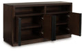 Dilenno - Dark Brown - Dining Room Server - Simple Home Plus