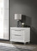 Marmore - 2-Drawer Nightstand Bedside Table - White - Simple Home Plus