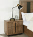 Terrace - 2-Drawer Nightstand Bedside Table - Ash Brown - Simple Home Plus