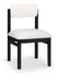 Roundhill - Fabric Dining Chair (Set of 2) - Black Frame - Simple Home Plus