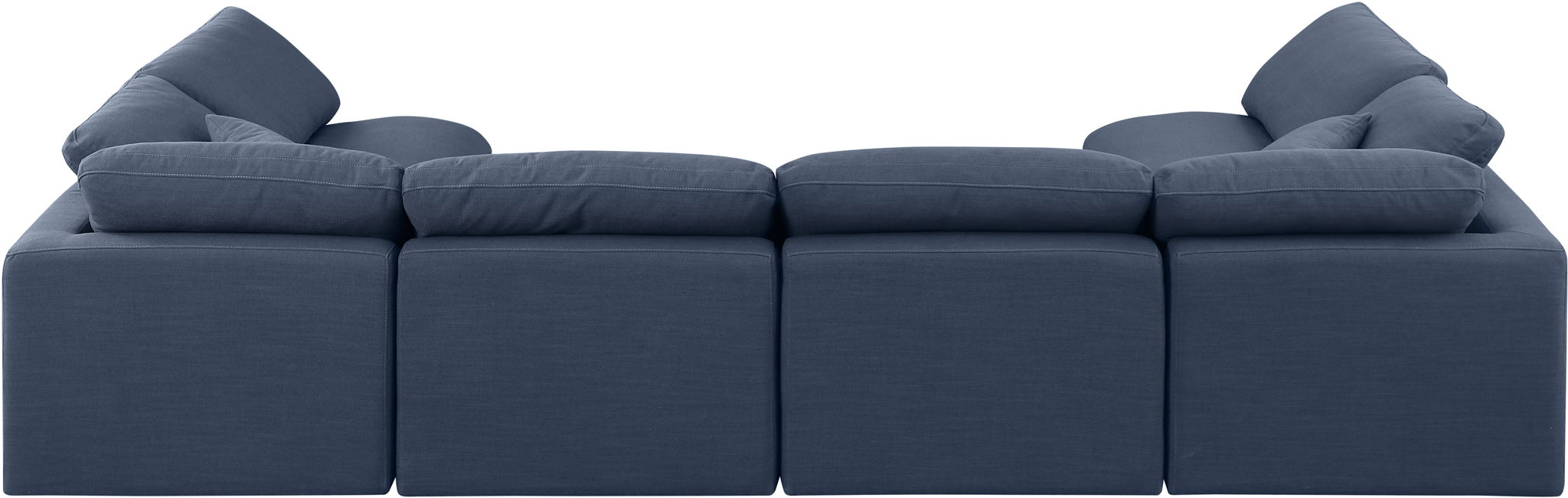 Indulge - Linen 6 Piece Modular U-Shaped Sectional - Simple Home Plus