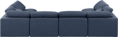 Indulge - Linen 6 Piece Modular U-Shaped Sectional - Simple Home Plus