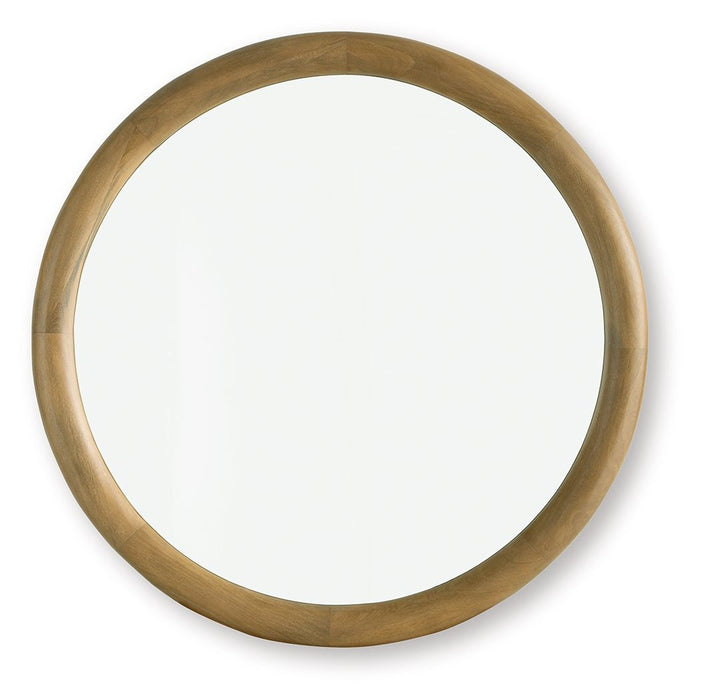Yadiel - Brown - Accent Mirror - Simple Home Plus