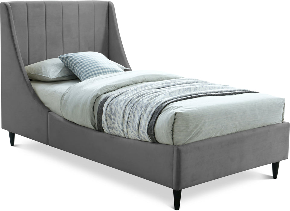Eva - Velvet Bed - Simple Home Plus