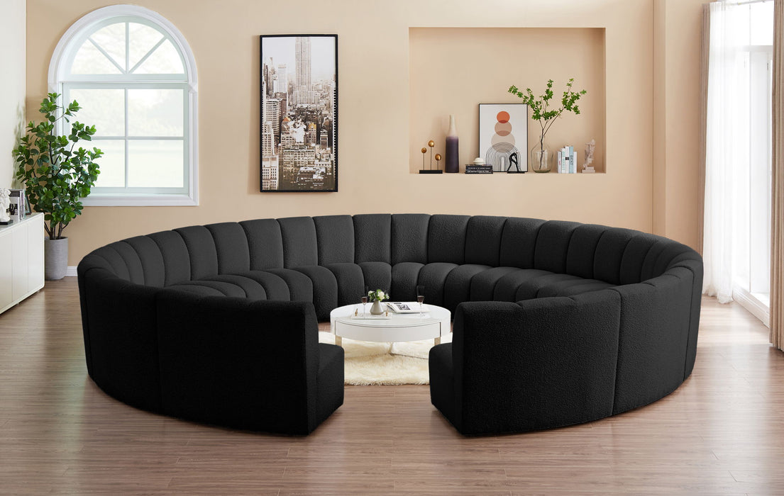 Infinity - 12 Piece Boucle Modular Sectional - Simple Home Plus