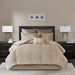 Camelia - Embroidered Comforter (Set of 8) - Natural - Simple Home Plus