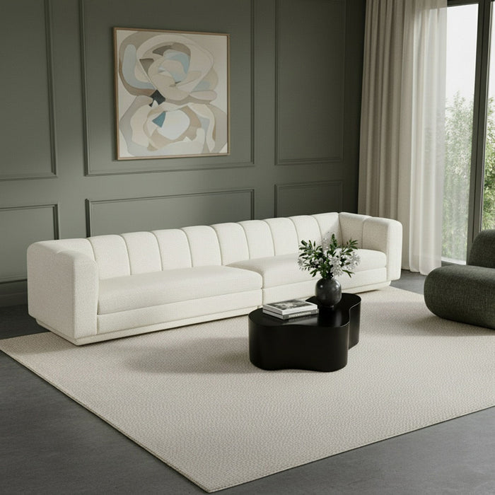 Modari - Sectional - Cream - Simple Home Plus