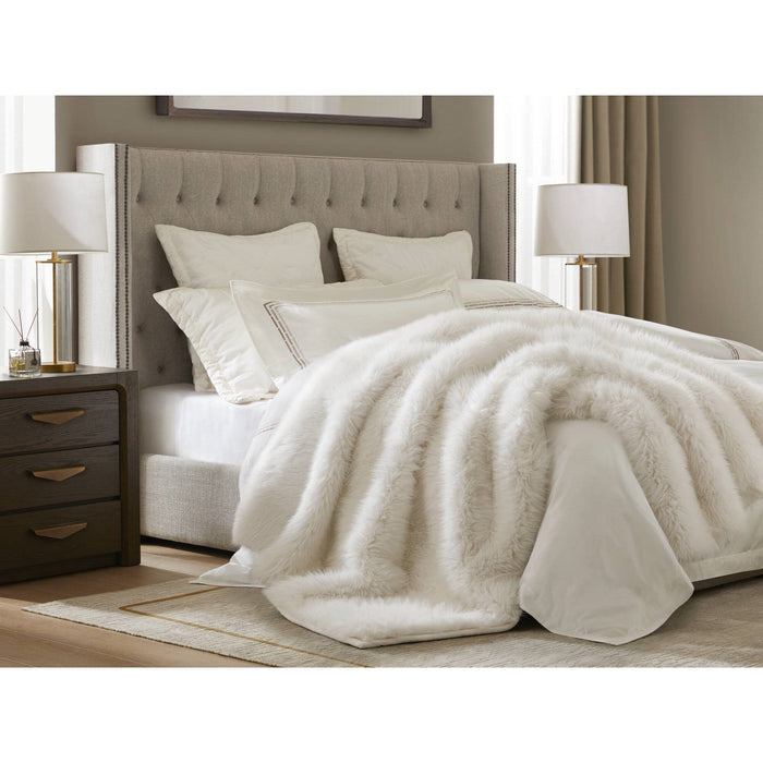 Botswana Animal Print - 60x80" Faux Fur Throw Blanket - Polar Bear - Simple Home Plus