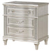 Evangeline - 3-Drawer Nightstand - Silver Oak - Simple Home Plus