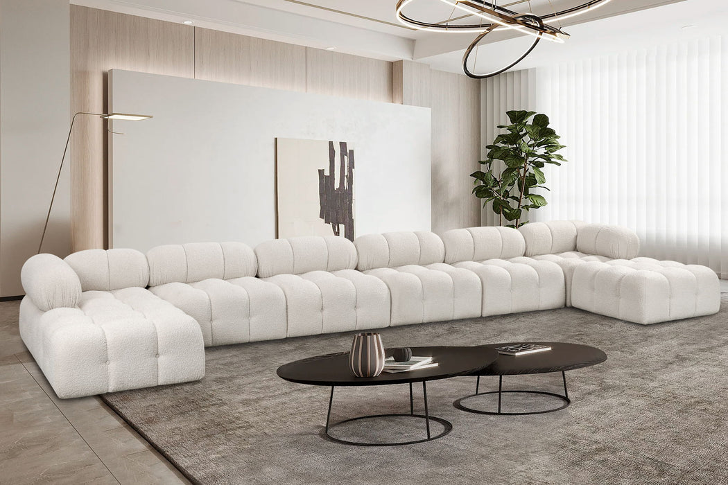 Ames - 8 Piece Fabric Modular Sectional - Simple Home Plus