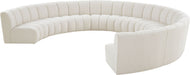 Infinity - 9 Piece Boucle Modular Sectional - Simple Home Plus