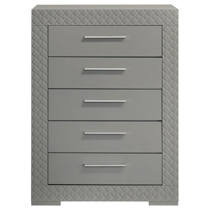 Ives - 5-Drawer Bedroom Chest - Simple Home Plus