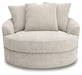 Cuddle Plush - Arctic - Oversized Swivel Accent Chair - Simple Home Plus
