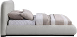 Vaughn - Chenille Bed With Black Base - Simple Home Plus