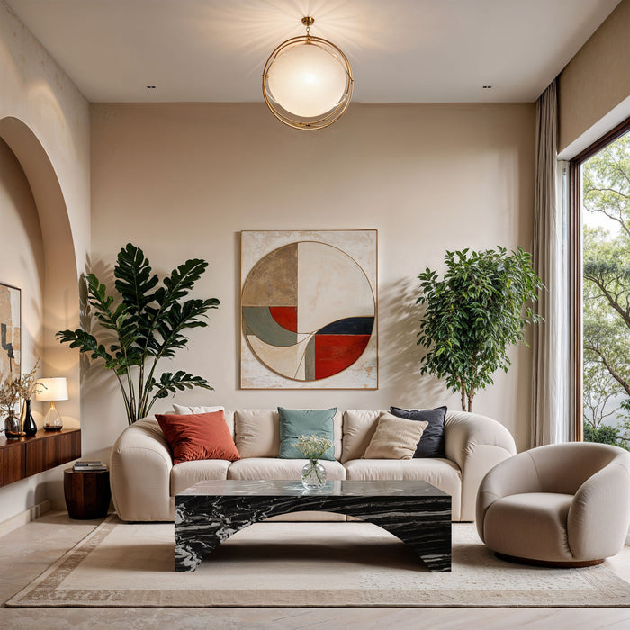 Palermo - Marble Coffee Table - Simple Home Plus