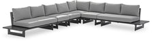 Maldives - 6 Piece Water Resistant Outdoor Patio Modular Sectional With Gray Base - Simple Home Plus