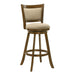 Aiden - Modern Farmhouse Swivel Wood Bar Height Kitchen Bar Stool - Simple Home Plus