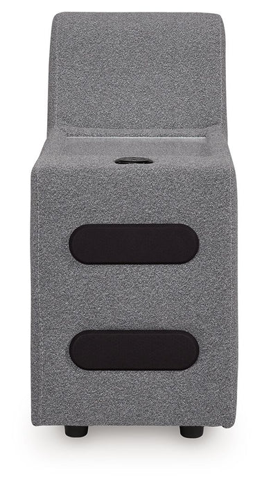 ModMax II - Console With Audio System - Salt And Pepper - Simple Home Plus