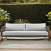 Alegria - Aluminum And Rope Outdoor Sofa - Black / Gray - Simple Home Plus