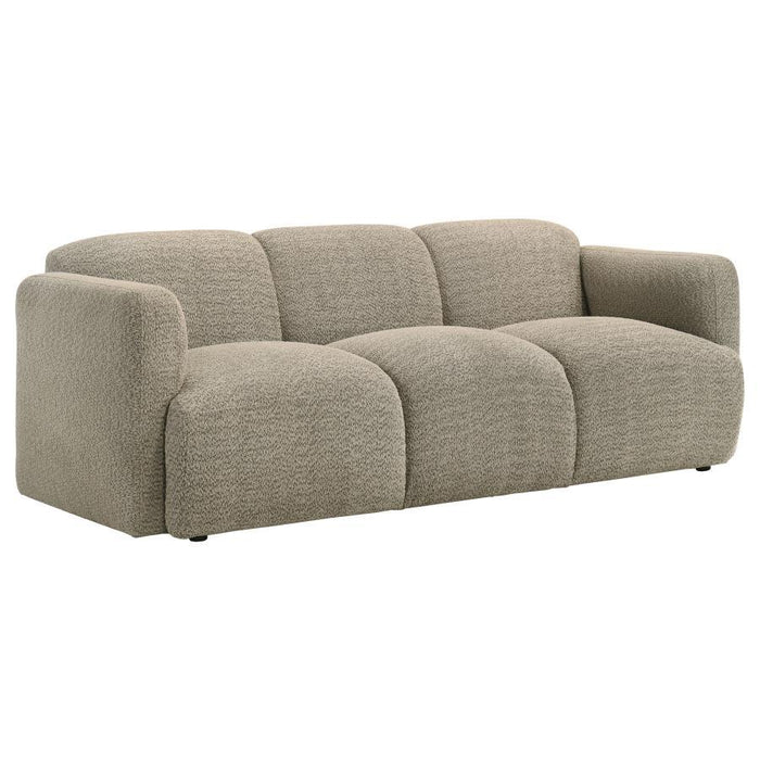 Dorset - Upholstered Round Track Arm Sofa Set - Simple Home Plus