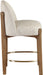 Torino - Counter Stool With Brushed Brown Base - Simple Home Plus