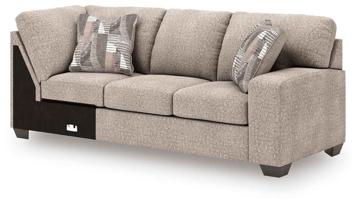 Newellen - RAF Sofa With Corner Wedge - Beige - Simple Home Plus