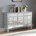 Duchess - 5-Drawer Mirrored Storage Accent Cabinet - Silver - Simple Home Plus