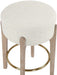 Torino - Backless Counter Stool With Brushed Natural Base (Set of 2) - Simple Home Plus