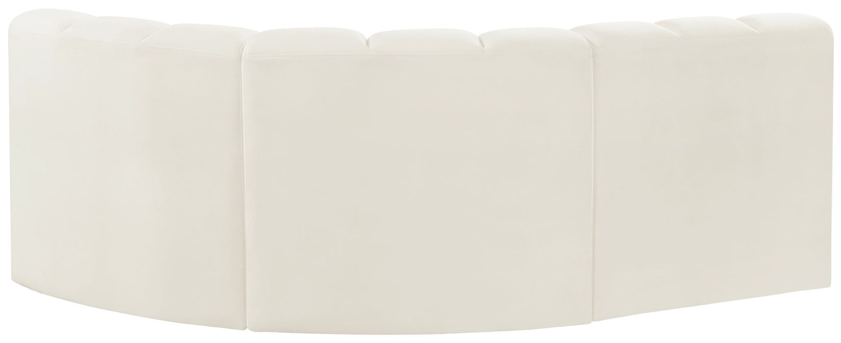 Arc - Velvet 3 Piece Sofa - Simple Home Plus