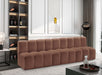 Arc - Faux Leather 3 Seats Modular Sofa - Simple Home Plus