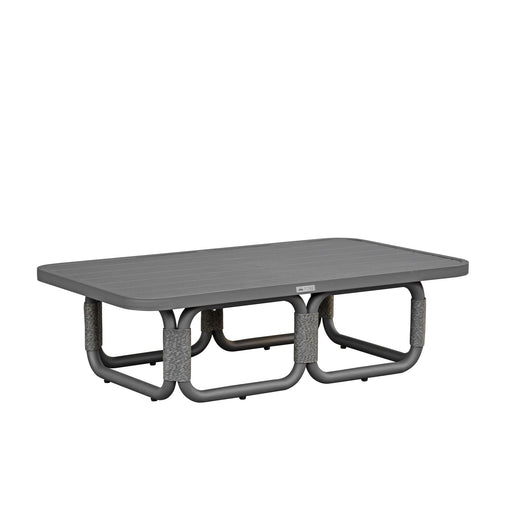 Dorado - Rectangular Outdoor Coffee Table - Gray - Simple Home Plus