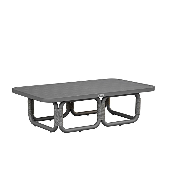 Dorado - Rectangular Outdoor Coffee Table - Gray - Simple Home Plus
