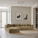 Shaggy - 5 Piece Modular Sectional With Ottoman - Simple Home Plus
