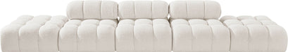 Ames - 5 Piece Boucle Upholstered Modular Sofa With 2 Armless Seats - Simple Home Plus