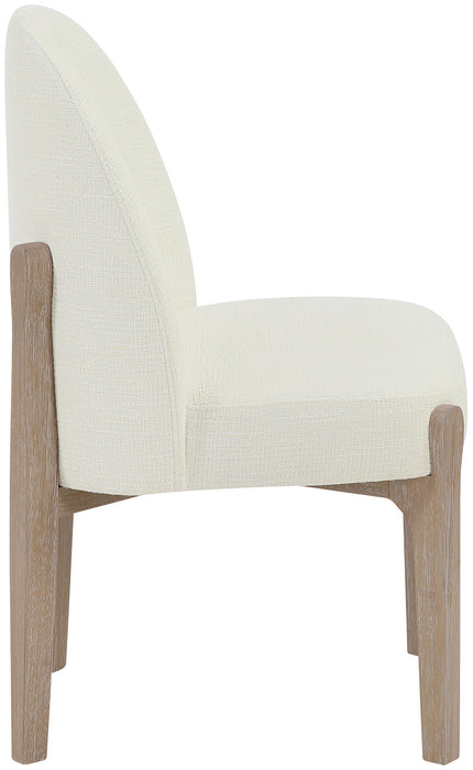Torino - Upholstered Dining Chair With Brushed Natural Base (Set of 2) - Simple Home Plus