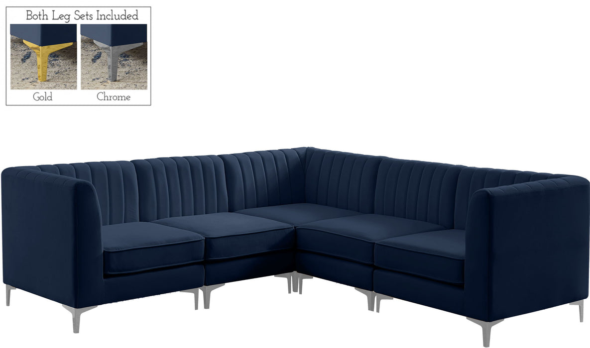 Alina - 5 Piece Modular Corner Sectional - Simple Home Plus